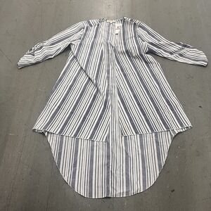 Flint‎ & Moss FL1H002 Women's Striped Duster Small Petite Lightweight Stylish